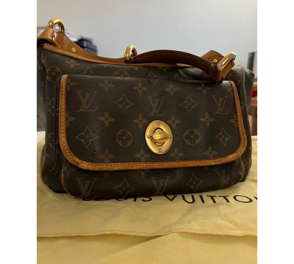 Authentic Louis Vuitton Monogram Tikal GM M40077 Brown Dust Bag and Box